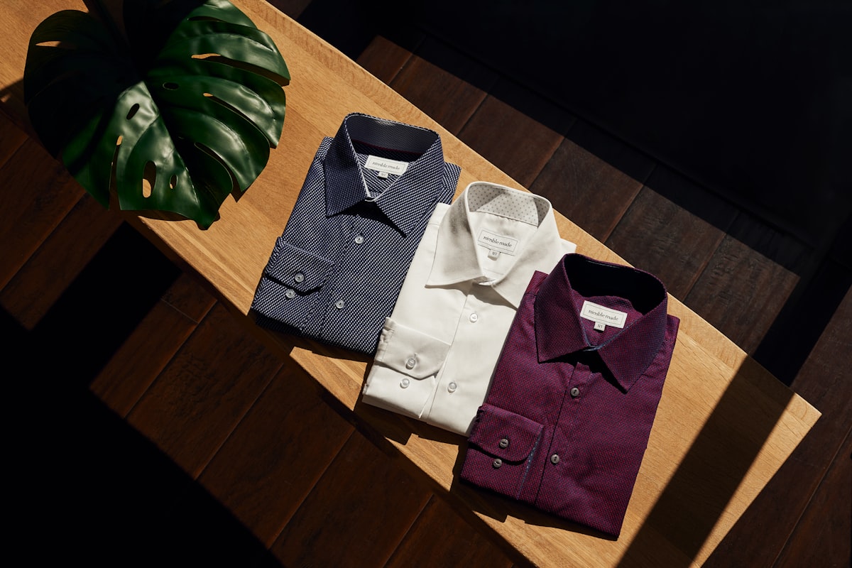 Light blue pure linen men's shirt