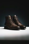 Brown leather Chelsea ankle boots